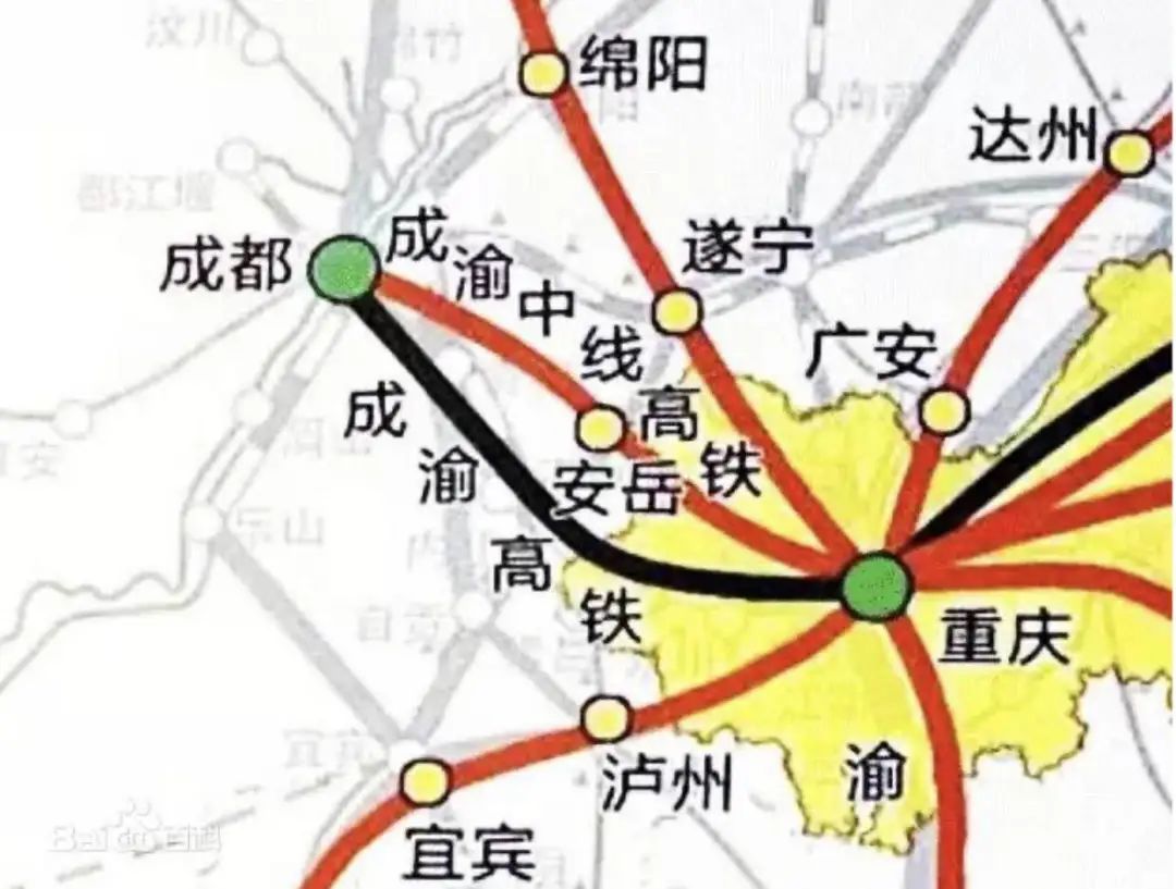 好消息！途径安岳的成渝中线高铁决定今年开工！