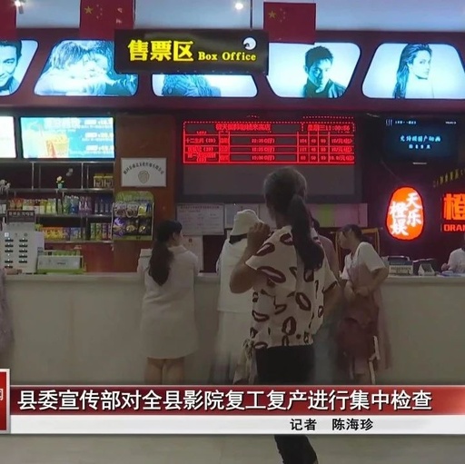 隆回县委宣传部对全县影院复工复产进行集中检查
