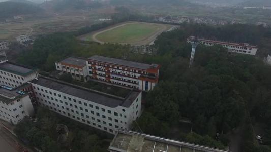 航拍洞口二中，竟然这么震撼