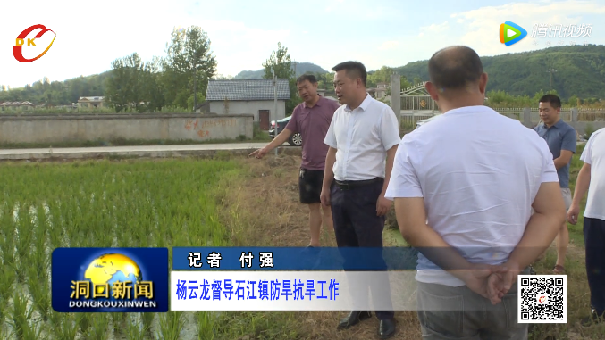 洞口县委常委杨云龙督导石江镇防旱抗旱工作