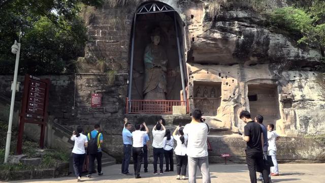 重庆大足区委书记于会文一行到安岳调研石刻保护和旅游开发等相关工作